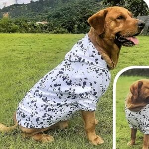 LARGE BREED DOG Dalmation Print Hoodie